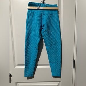 Full length LBL BBB light blue leggings